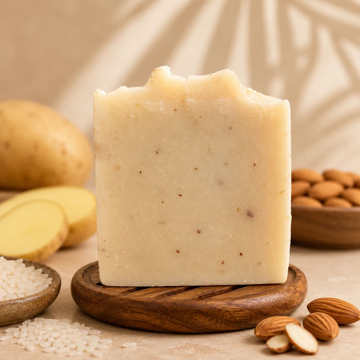 Potato Almond with Rice